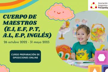 CURSO ONLINE OPOSICIONES CUERPO DE MAESTROS (E.I, E.P, E.F, P.T, A.L, INGLÉS)